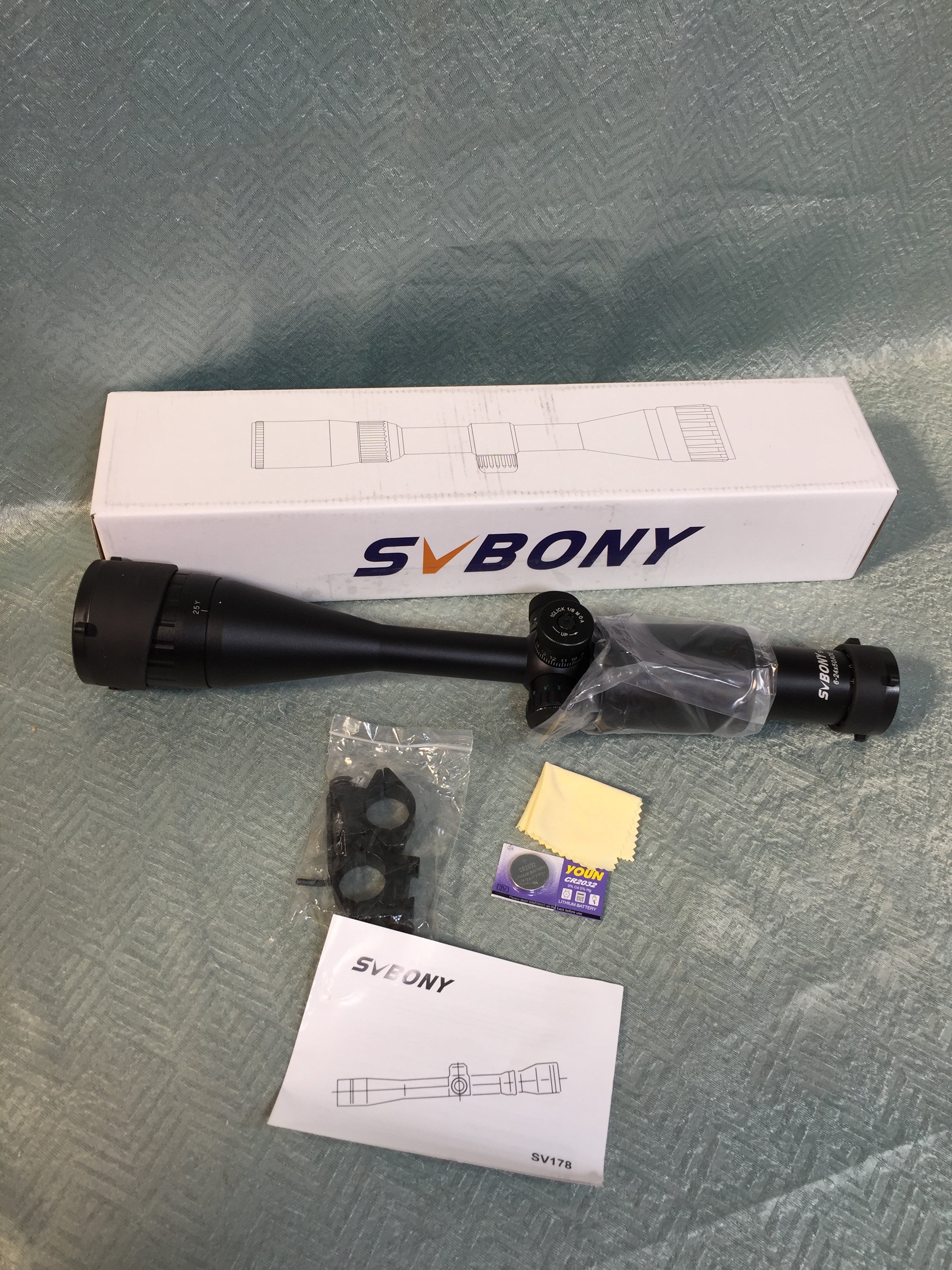 SVBONY SV178 Hunting Rifle Scope 6-24x50 Long Range Scope (7555393487086)